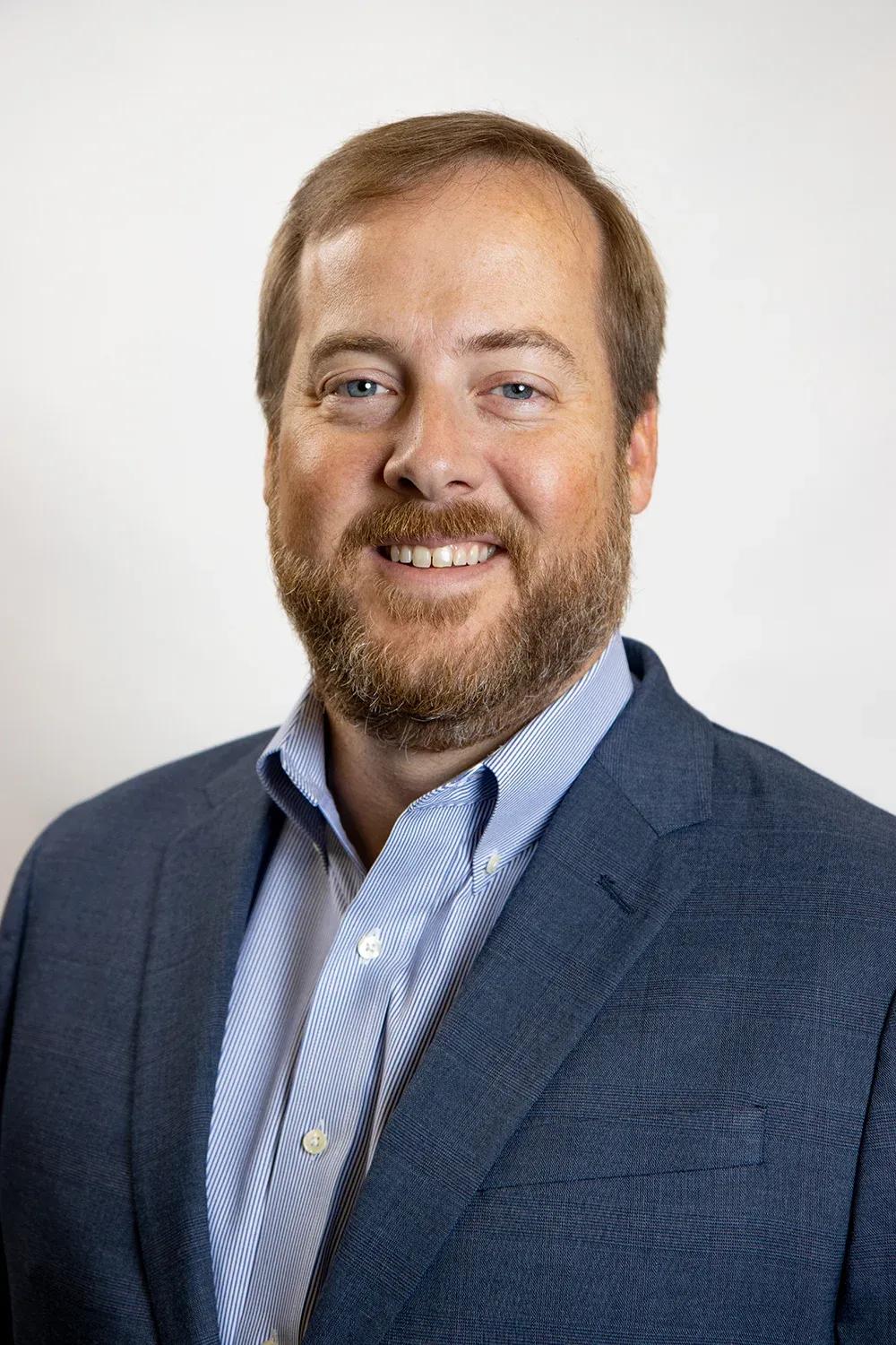 headshot of Nick Smith, Vice President of Data and Analytics at Mitsubishi Electric Trane HVAC