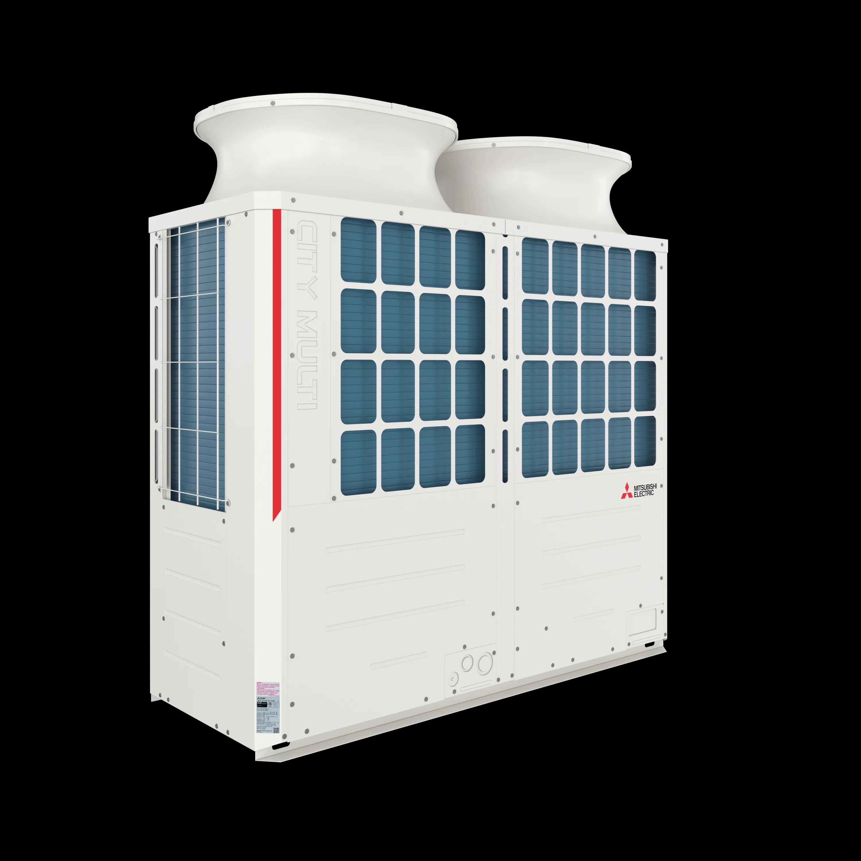 High efficiency heat pump PUHY-EP left view