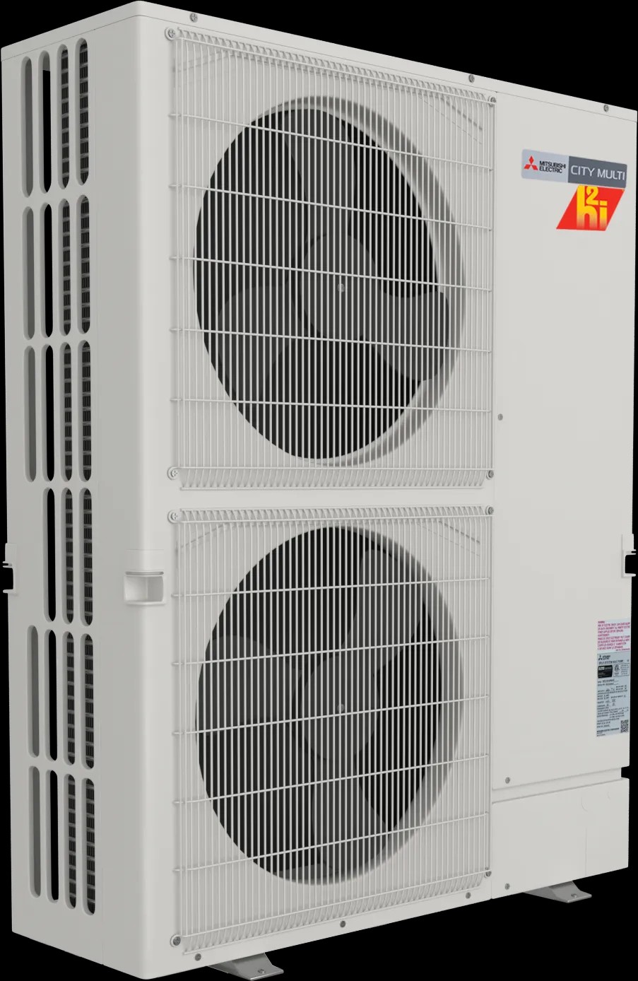 Single phase multi-zone hyper-heating heat pump left side