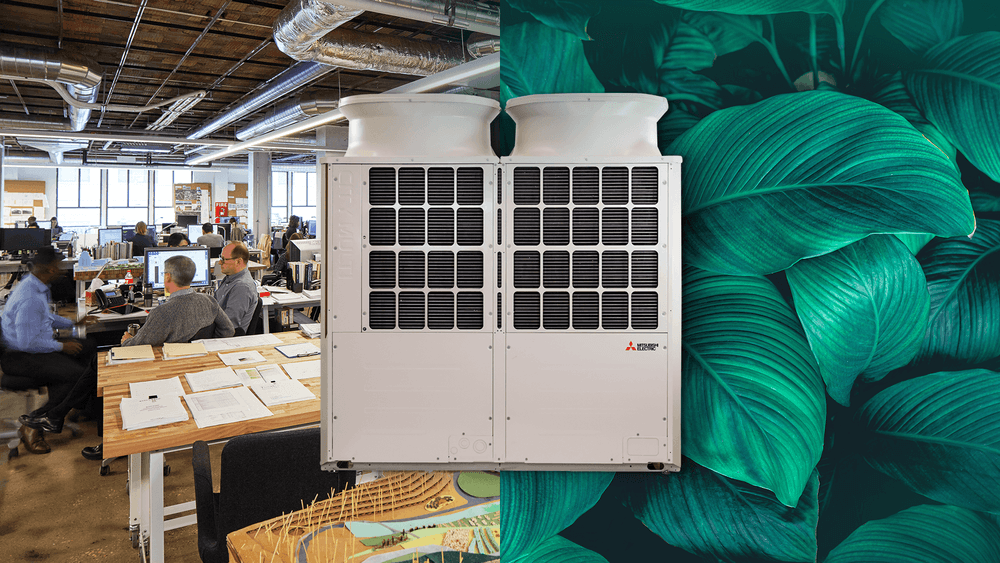 City Multi Unit Overlaid Split Outdoor and Indoor Environments