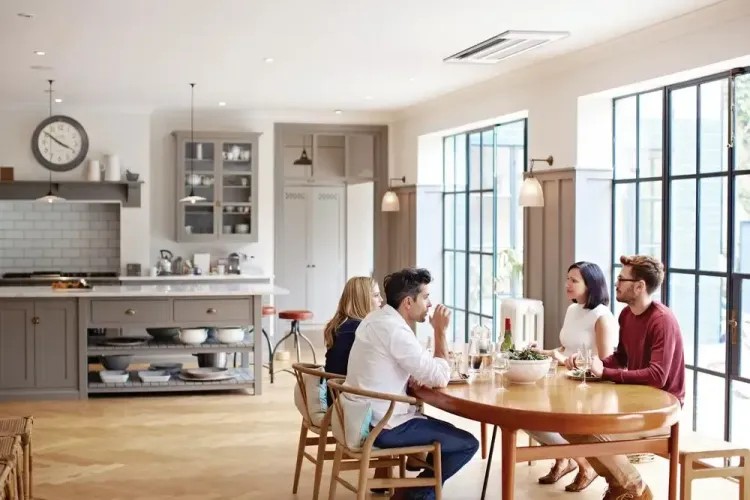 HVAC Investment: What Contributes to System Cost table dining room indoors room family chair seat home window dining house woman togetherness stove tableware cabinet contemporary coffee table